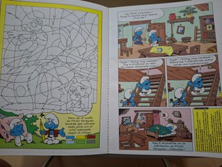 Libro pasatiempos Los Pitufos. Para niños. NUEVO