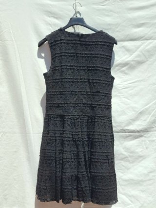 Vestido Zara encaje negro Talla M