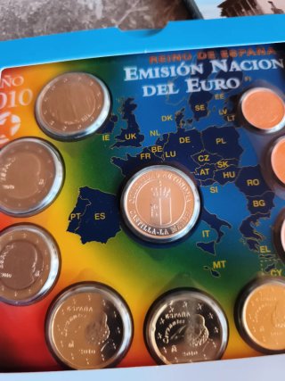 Carterita Monedas Euro Castilla-La Mancha 2010