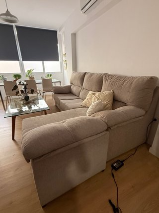 Sofá Chaise Longue Beige