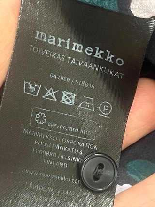 Camicia a manica lunga Marimekko in seta
