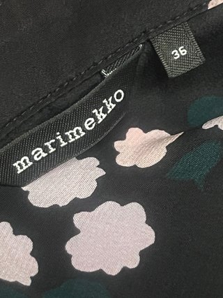 Camicia a manica lunga Marimekko in seta
