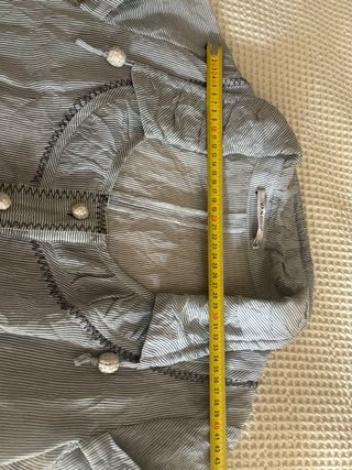 Vestido VAN-DOS gris y blanco