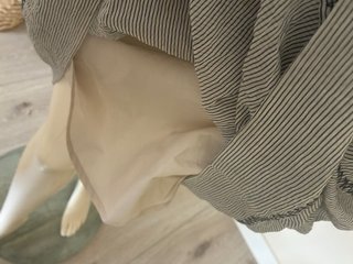 Vestido VAN-DOS gris y blanco