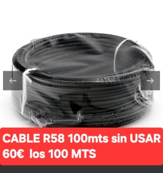 Cable R58 100mts