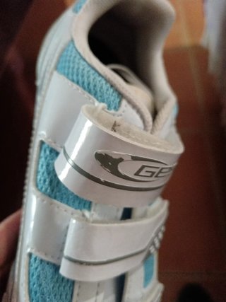 Zapatillas Ciclismo GES SKY Blancas/Azules