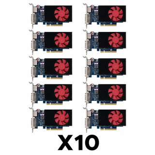 10x Tarjeta Gráfica Nvidia GT 730 2GB LP