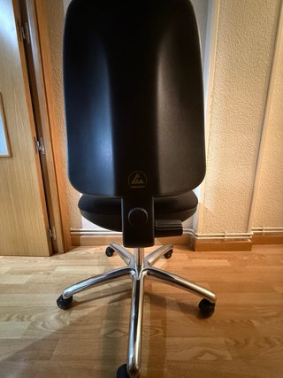 2 Sedie da ufficio ergonomiche nere