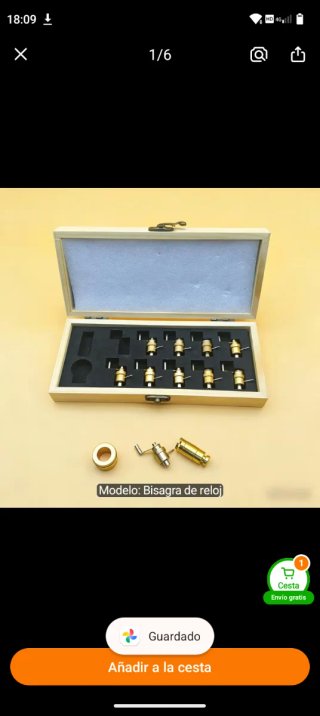 Herramientas enrollar muelles reloj