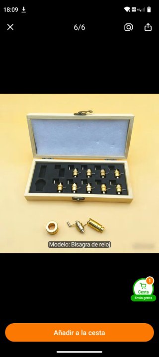 Herramientas enrollar muelles reloj
