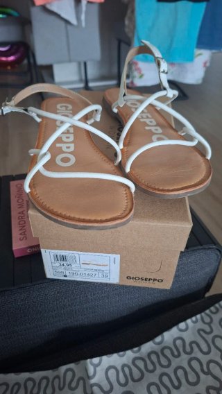 Sandalias Gioseppo Blancas Talla 39