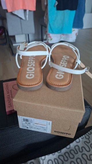 Sandalias Gioseppo Blancas Talla 39