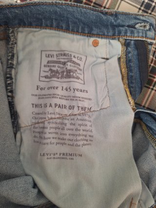 Pantalón Vaquero Levi's Azul Claro. Talla W30 L30