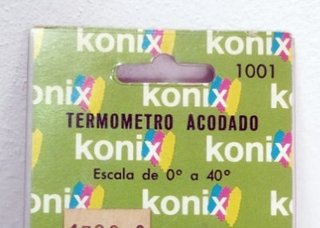 Termómetro Konix acodado 40°C