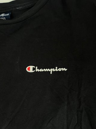 Camiseta Champion Negra Talla S