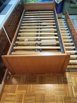 Cama nido doble 190x90 madera
