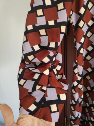 Vestido largo Zara estampado