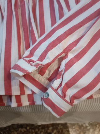 Camicia Zara a righe rosse e bianche