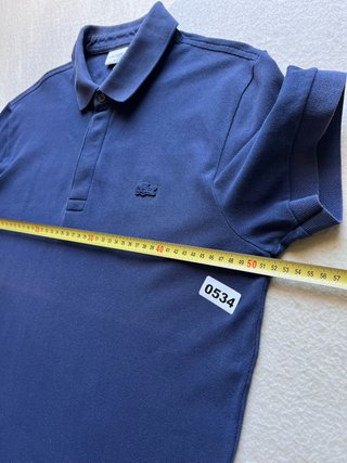 Polo Lacoste Vintage Azul Talla 4 M