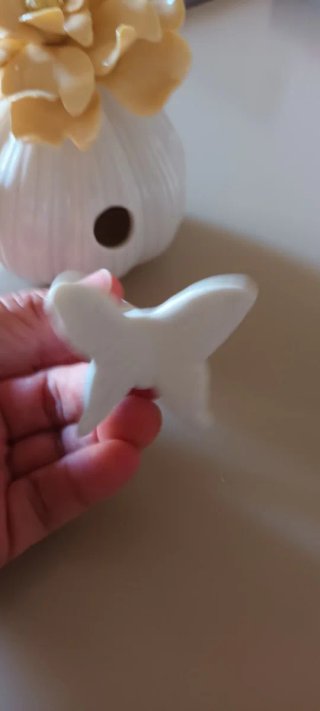 Profumatore ceramica bianco fiore giallo