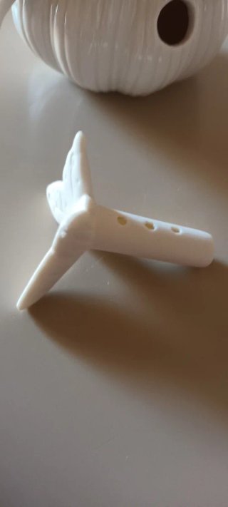 Profumatore ceramica bianco fiore giallo