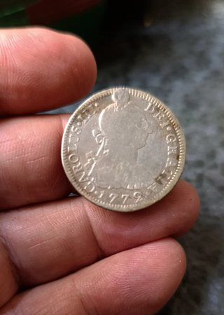 2 Reales Plata 1772 Carlos III México F.M.