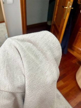 Pantalones anchos color crema (invierno)