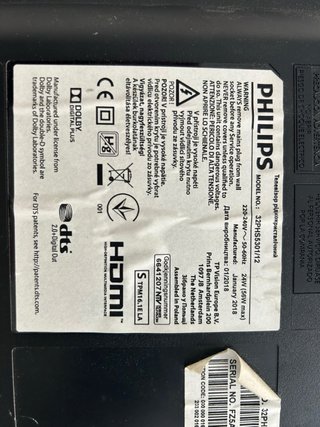 Televisor Philips Negro