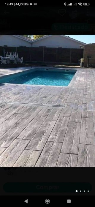 Hormigón impreso para exteriores