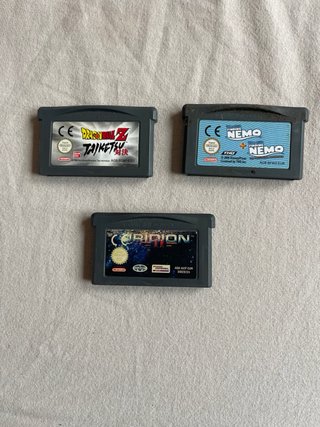 5 Juegos Game Boy Advance: Nemo, Crash, Dragon Bal
