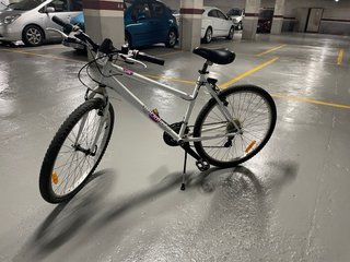 Bicicleta Rockrider Blanca