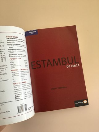 Guía Lonely Planet Estambul + mapa desplegable