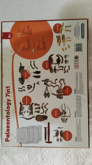 Juego Científico Clementoni Paleontología 7en1