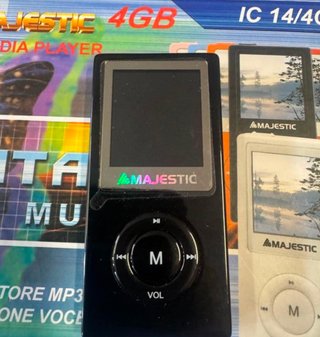 Lettore MP3 Majestic 4GB Blu/Argento