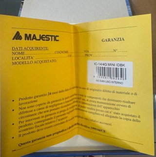 Lettore MP3 Majestic 4GB Blu/Argento