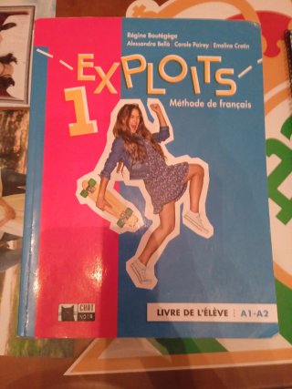 Exploits 1 méthode de français : livre de l'élè...