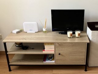 Mueble TV madera y metal