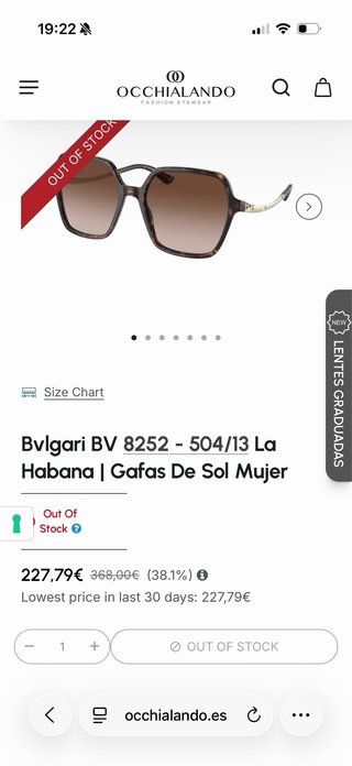 Gafas de sol Bvlgari Bulgari Tortoise