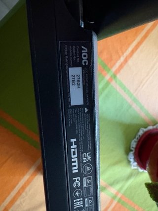 Monitor AOC 27 Negro