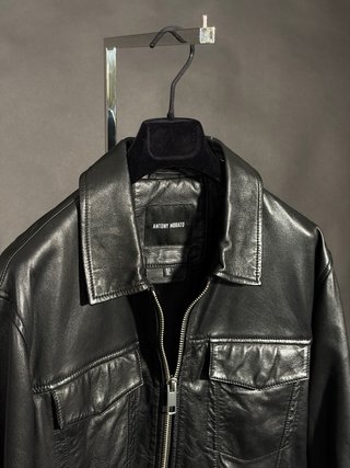 Antony Morato Casaco em Pele Preto Original T: XL
