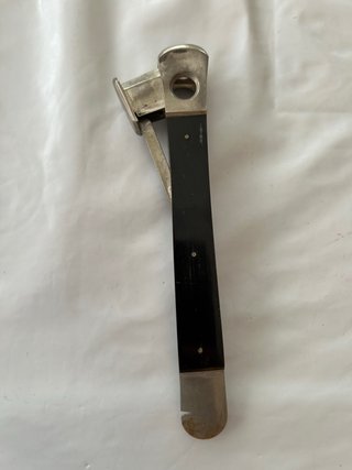 Cortapuros de metal y mango negro Vintage