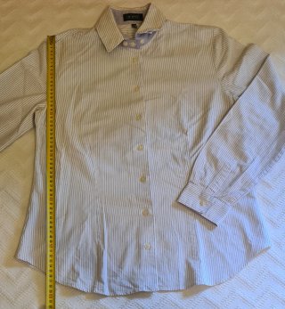 Camicia MIRTO donna a righe blu/bianco taglia 40