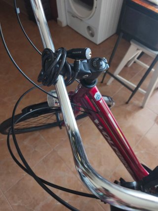 Bicicleta Señora Grande Roja