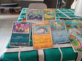 5 Cartas Pokémon: Metagross, Trubbish, Donphan, Wi