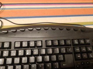 Teclado B-Move USB Negro Ergonómico
