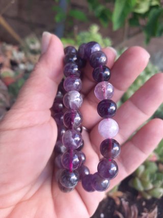Pulsera Amatista Natural 10mm