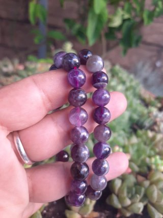 Pulsera Amatista Natural 10mm
