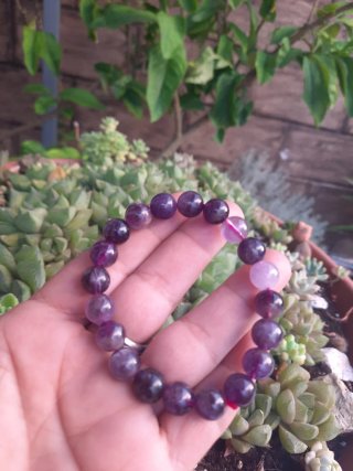 Pulsera Amatista Natural 10mm