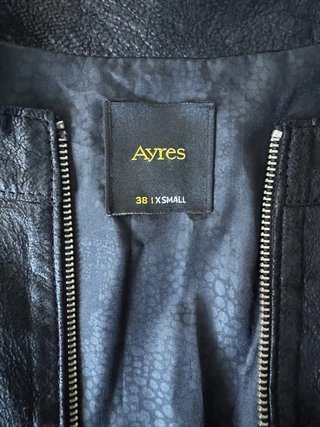 Chaqueta Cuero Ayres Talla S