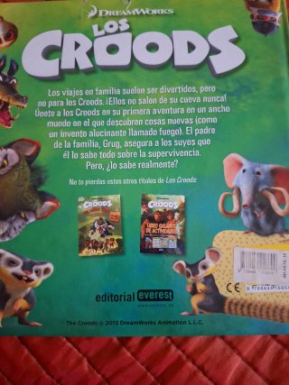 Libro Los Croods Viaje en familia